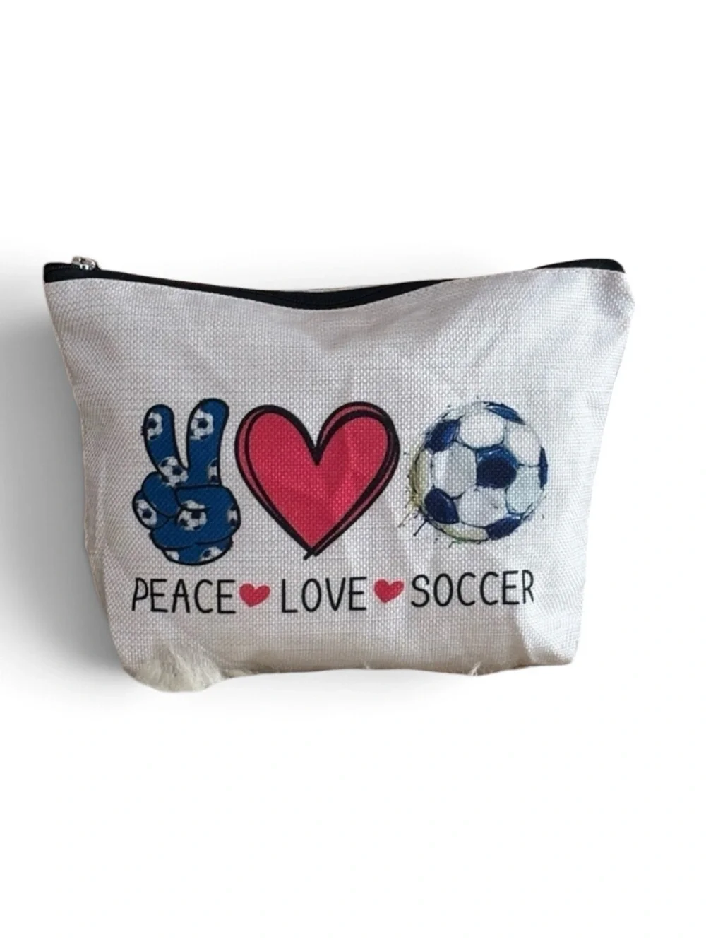 Peace Love Soccer Kids Pouch